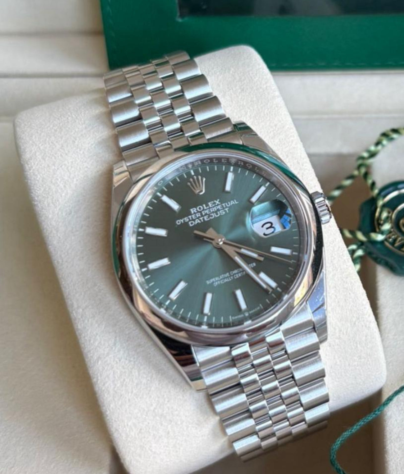 Preowned Rolex 126200 never worn 2025